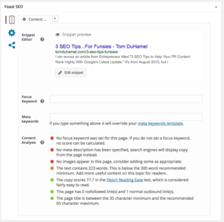 Yoast SEO Plugin